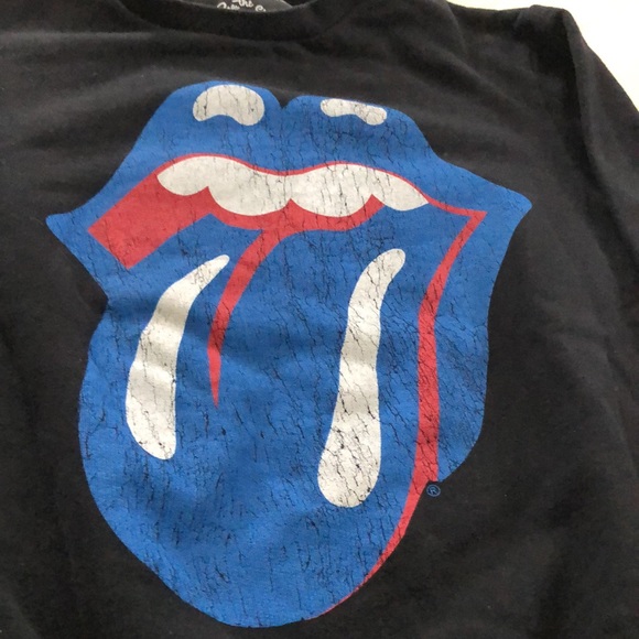 Rolling Stones Black Crew Neck Sweatshirt - Picture 3 of 6